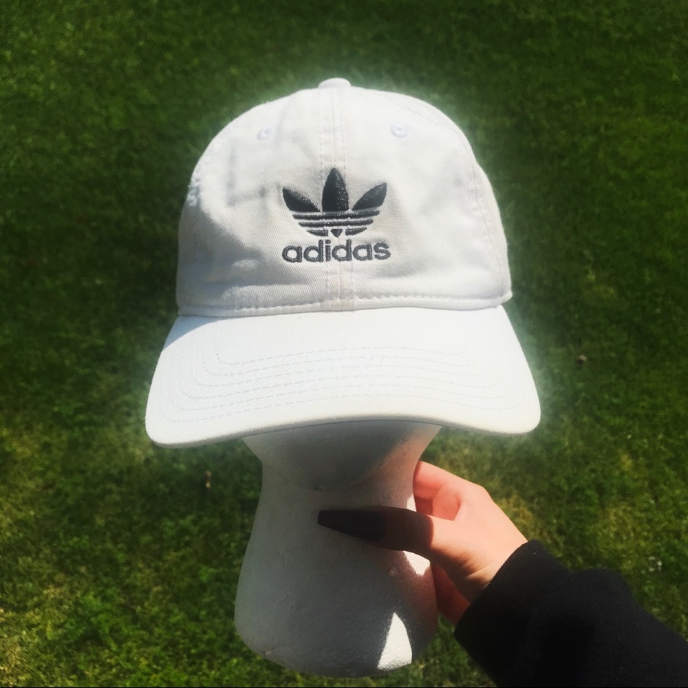 White Adidas Hat